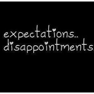 No expectations 