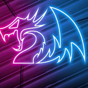 dragón azul