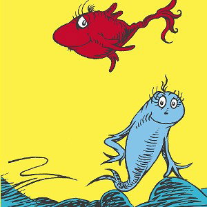 Red fish blue fish