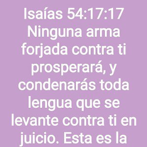 Mi confianza en Dios. 