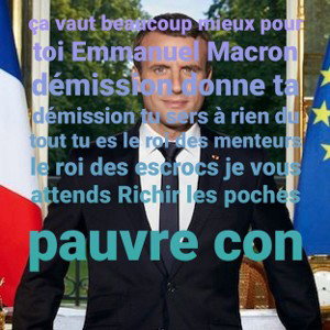 tu es qu'un menteur