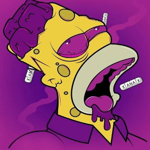 purple oil_