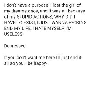 I've Lost Everything...