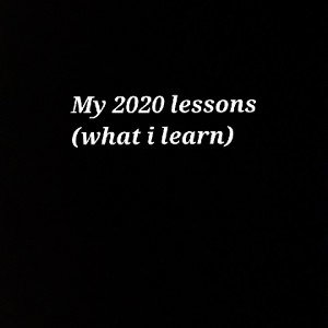 rosie-My 2020 lessons