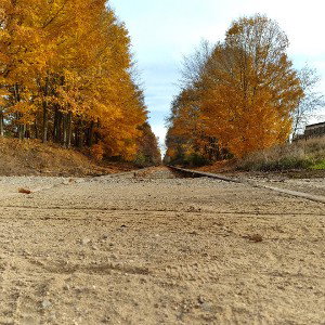 on the rails 