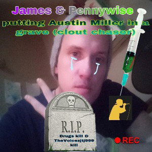 James & Pennywise putting AustinMiller in a grave 