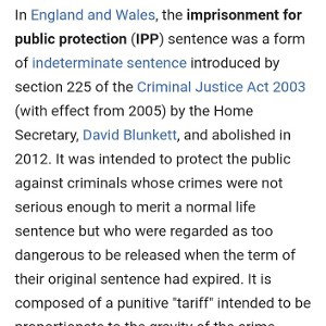 story of an IPP prisoner
