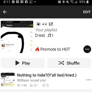 Nothing to hide?{Y'all lied/tried.}