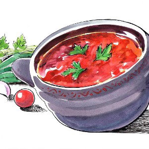 Я ем Борщ