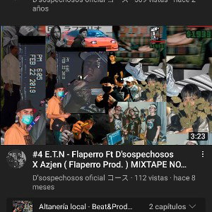 ETN  Flaperro Ft Dsospechosos X Azjen  Flaperro Prod  MIXTAPE NOSOTROS A LO NUESTRO