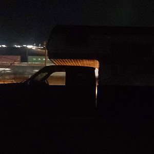 campin in my truck