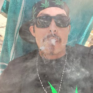 blowing smoke