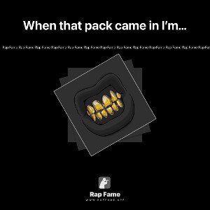 When that pack came in I’m doing my Dance like I’m making Tik toks 