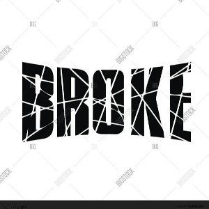 Broke