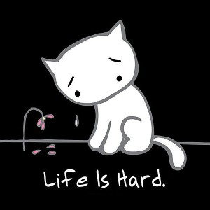 life is hard 