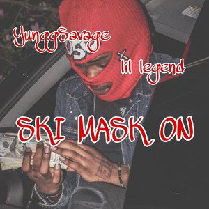 ski mask on