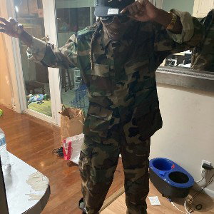 I’m Always Stripped In My Fatigues 