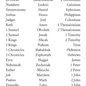 Books of the Bible