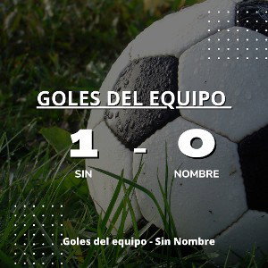 Goles del equipo - Sin Nombre 