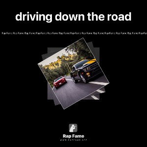 driving down the road