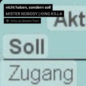 nicht haben, sondern soll 