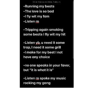 running my beats 🎶