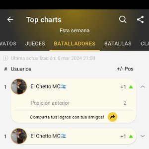 el sueño de quedar 1ro pude alcanzar 1️⃣♥️🎤🤟🏻