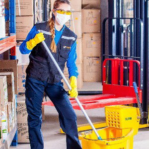 janitorial working work 
