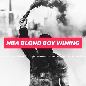 nba blond boy wining