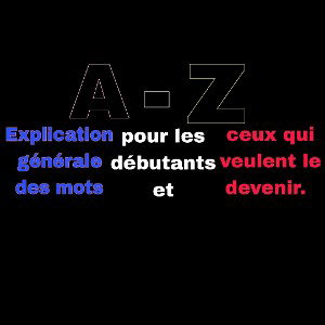 Explication générale des mots Rookie Rap  A - Z  ( Pas de musique )