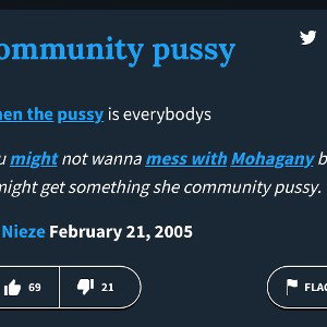 community pussy 
