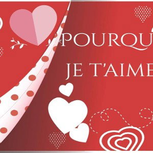 Pourquoi je t’aime …