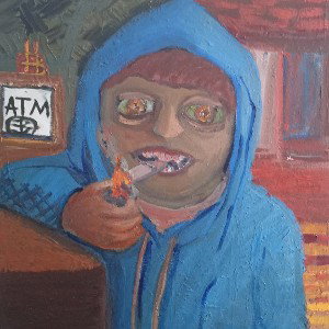 "i stray away ,  several days awake "- eye con