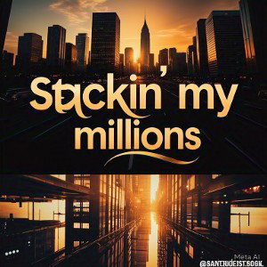 stacking my millions 