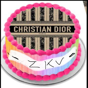 Dior cake 