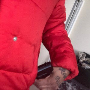 shouting through my jacket