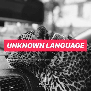 ｕｎｋｎｏｗｎ ｌａｎｇｕａｇｅ