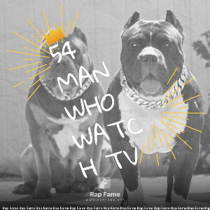 54 man who watch TV