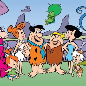 on bam bam The Flintstones