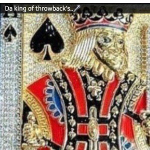 One and only King of throwbacks 