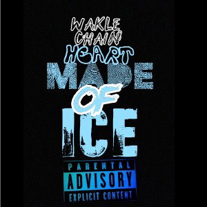 heart made of ice beat half of it 