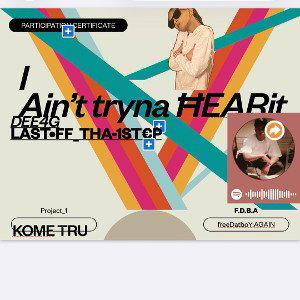 Ain’t tryna hear IT