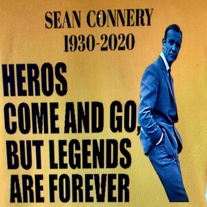 Sean Connery auf em T-Shirt 