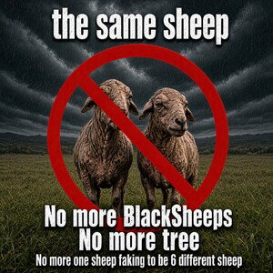 The same sheep
