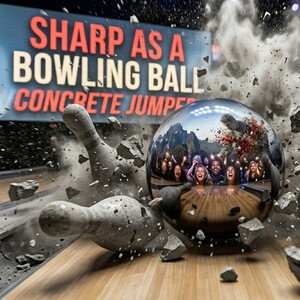 SHARP AS A BOWLING BALL CONCRETE JUMPER 