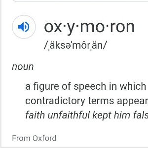 OXYMORON 