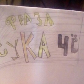 фраза -сука чё