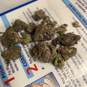blow on a bag