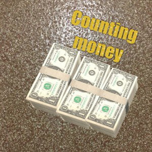 Counting money 