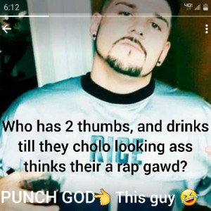 King Kairos - Punch gawd in his jaw.